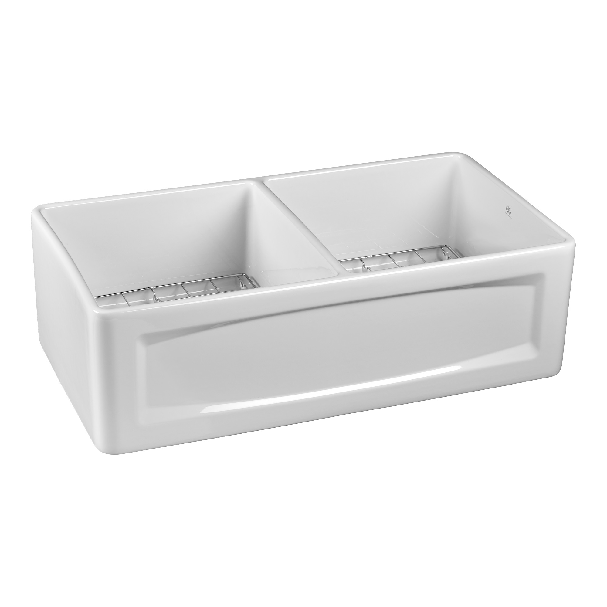 Hillside 33 in. Apron Kitchen Sink with Center Drain